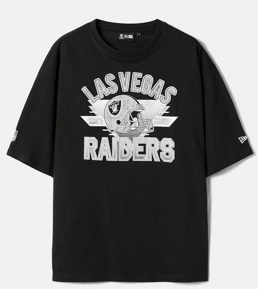 T-Shirt NFL Helmet Graphic Las Vegas Raiders