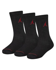 Chaussettes Jordan 3 Paires Jumpman Crew Black
