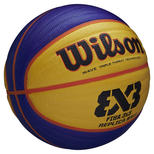 BALLON WILSON FIBA 3X3 REPLICA YELLOW BLUE - T6