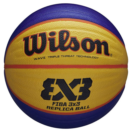 BALLON WILSON FIBA 3X3 REPLICA YELLOW BLUE - T6